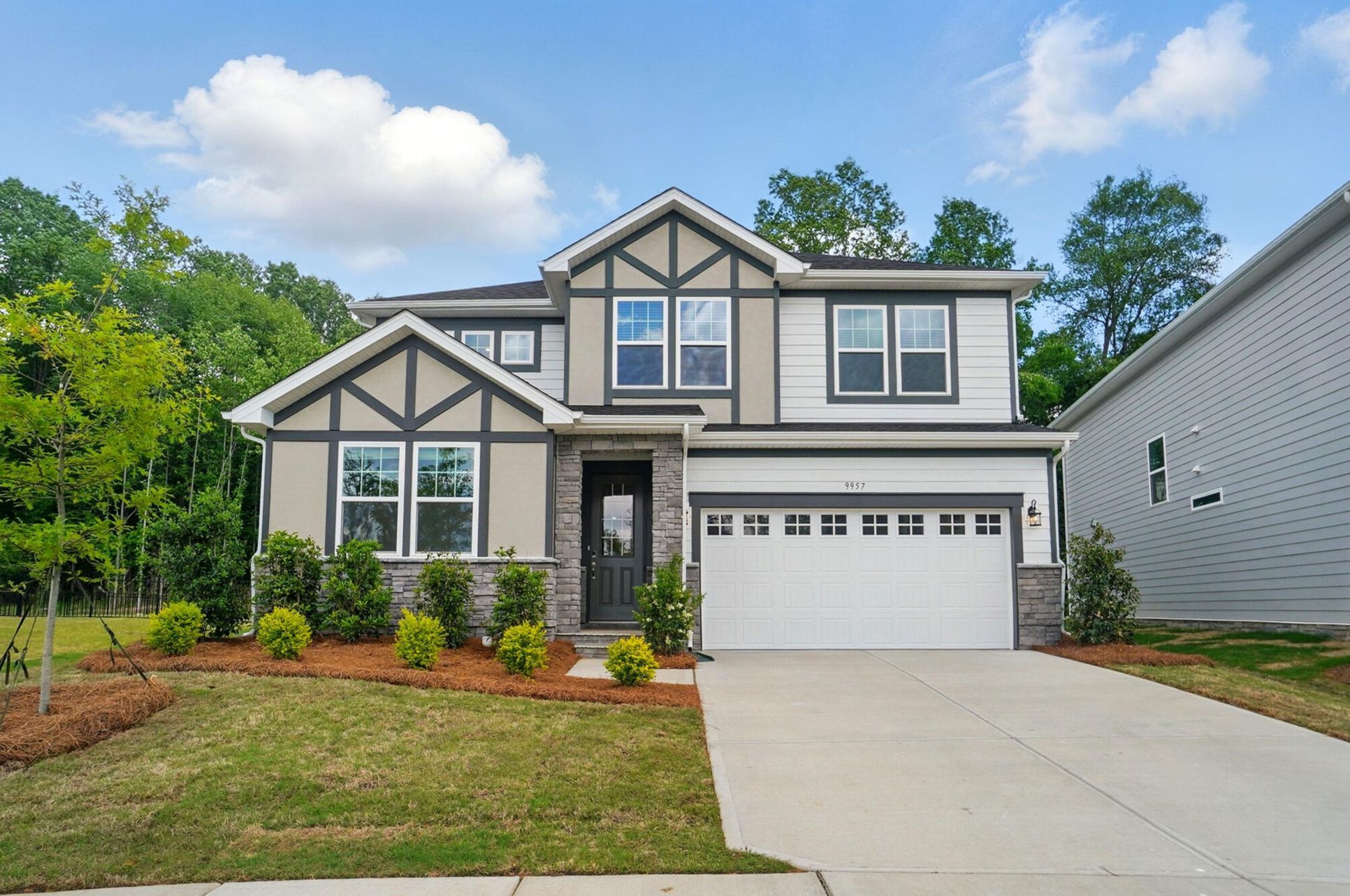 Exterior:Exterior front and 2-car garage