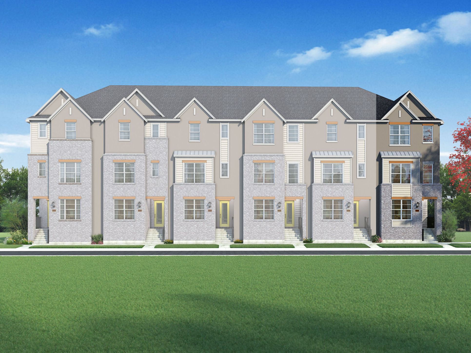 Exterior:The Birmingham II - Transitional 2 Elevation