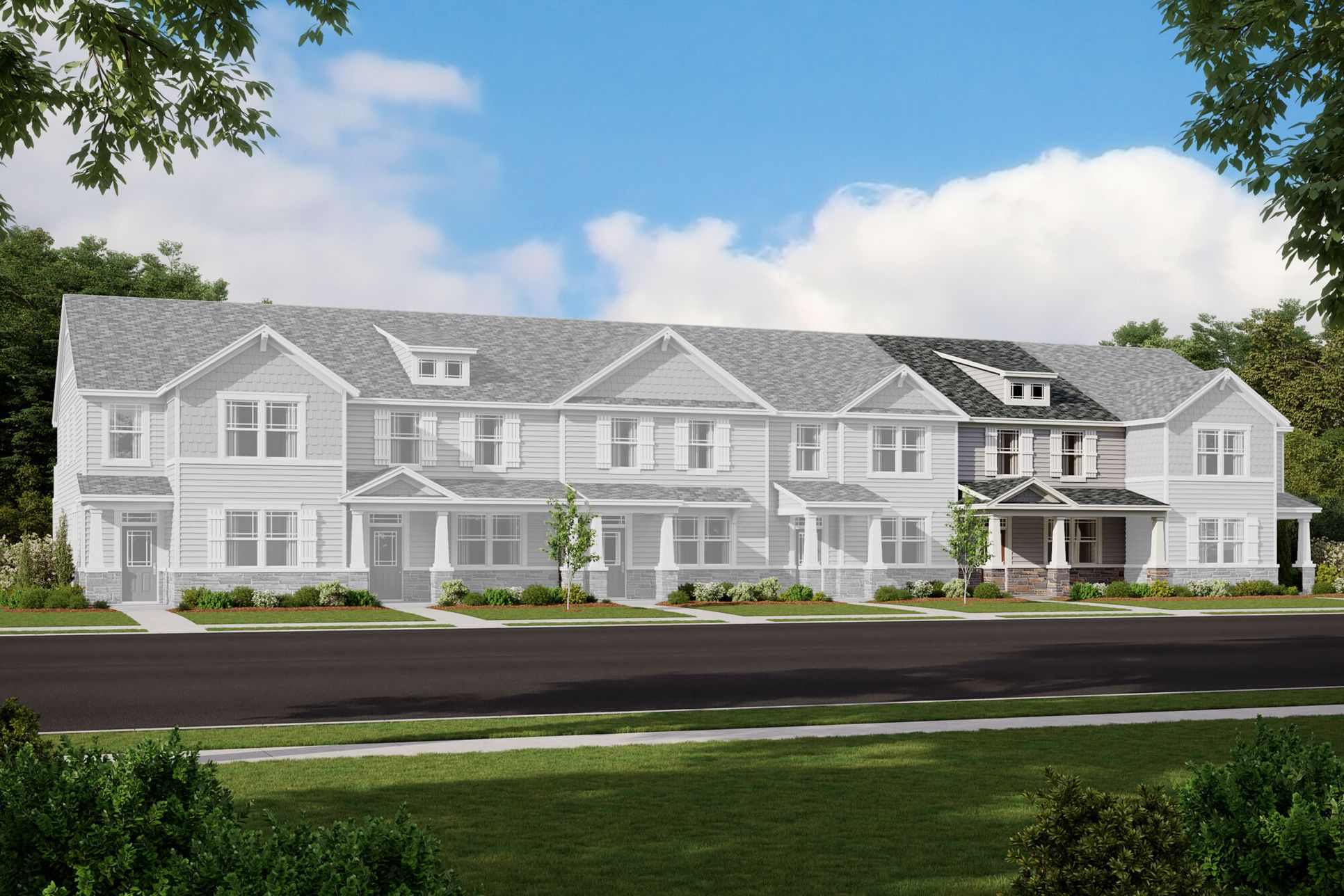 Exterior:Murphy Craftsman Elevation rendering