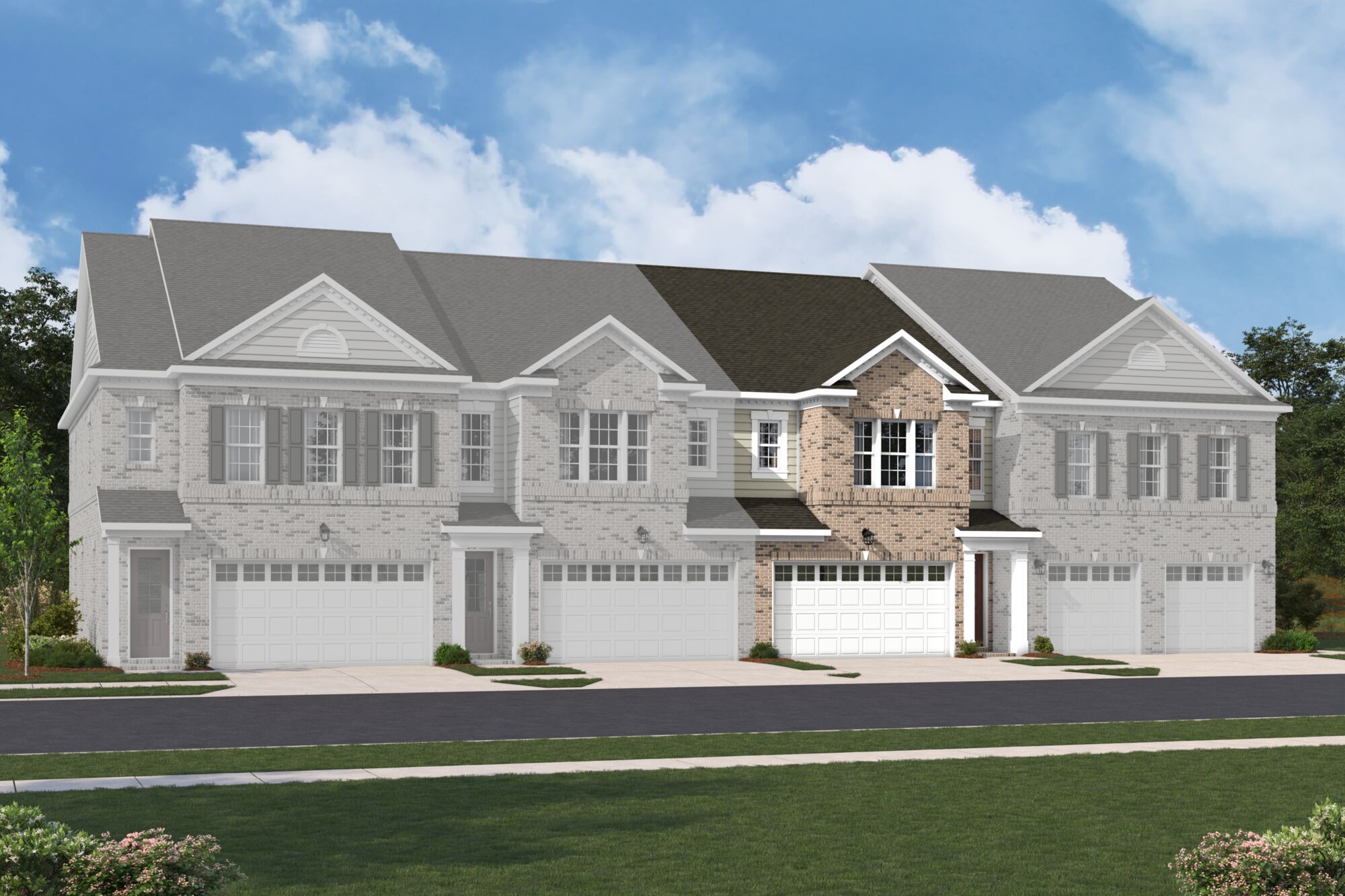 Exterior:Caswell Georgian II Elevation rendering