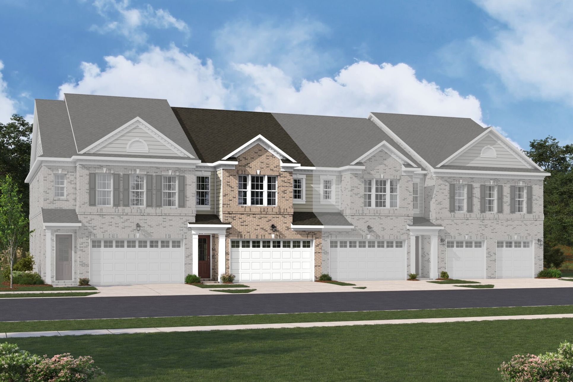 Exterior:Caswell Georgian II Elevation rendering