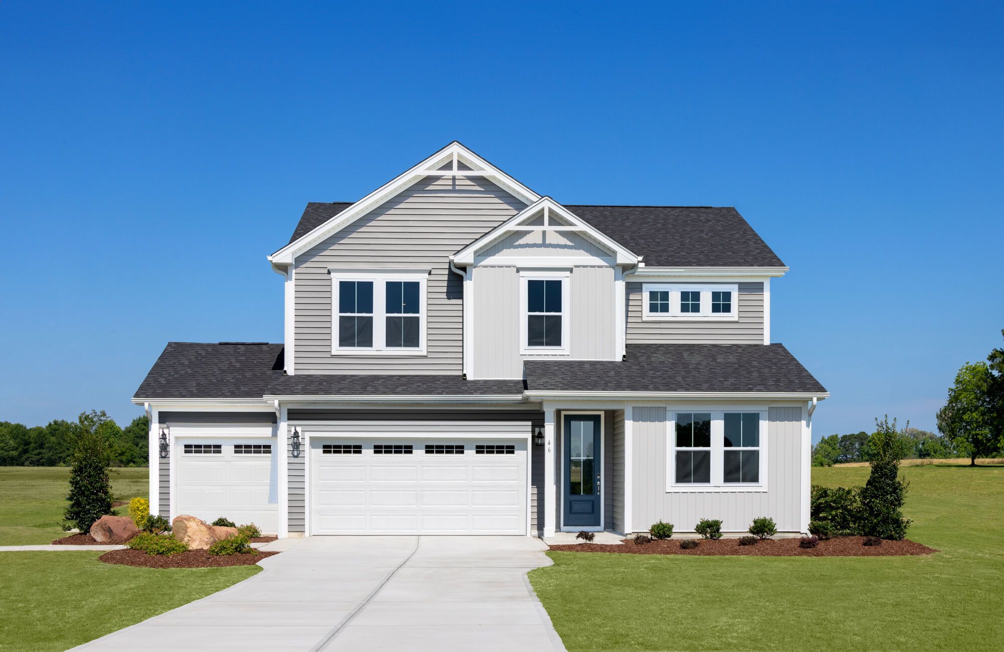 Exterior:Sequoia Model Home - Farmhouse Elevation