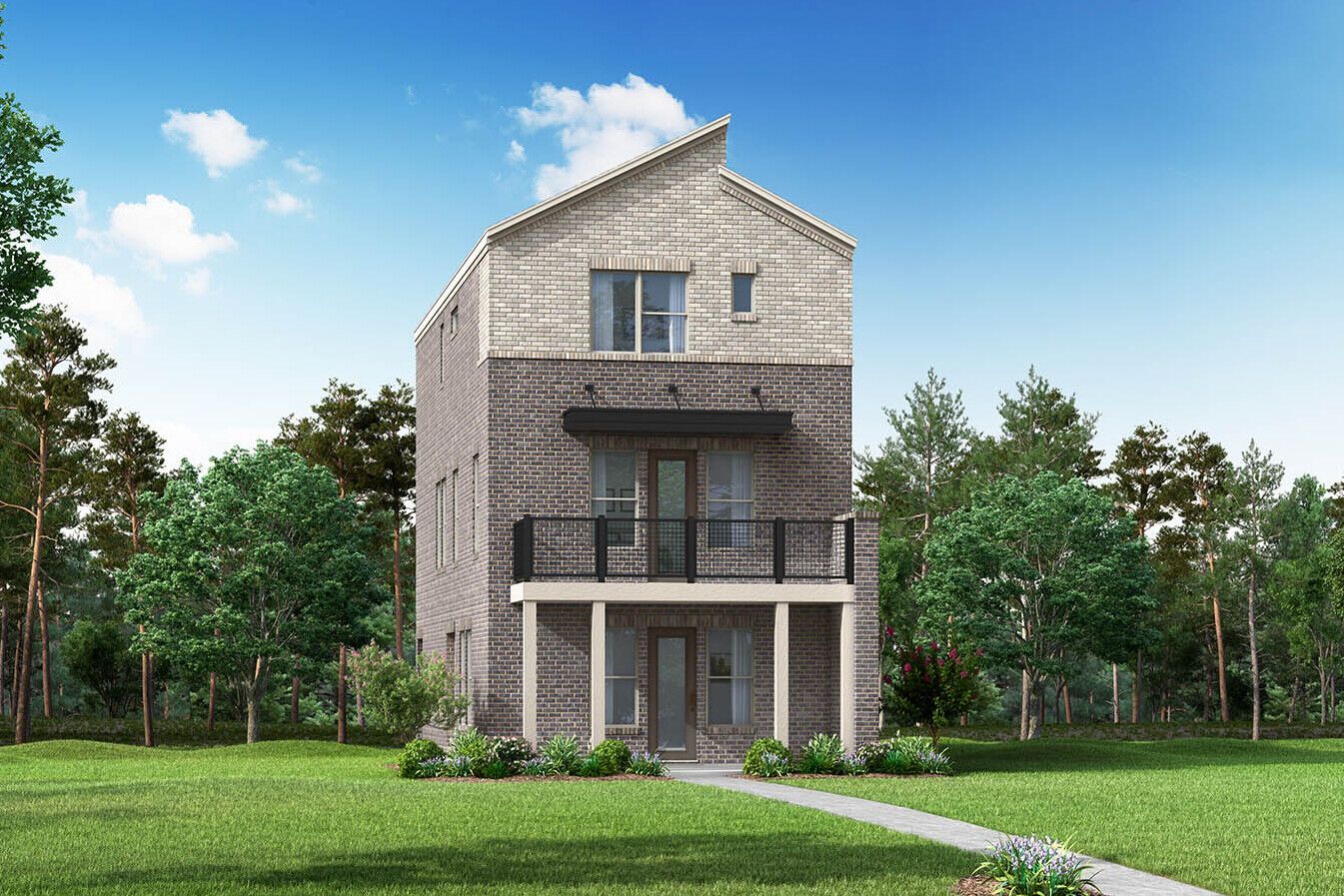 Exterior:The Magnolia - Modern Elevation