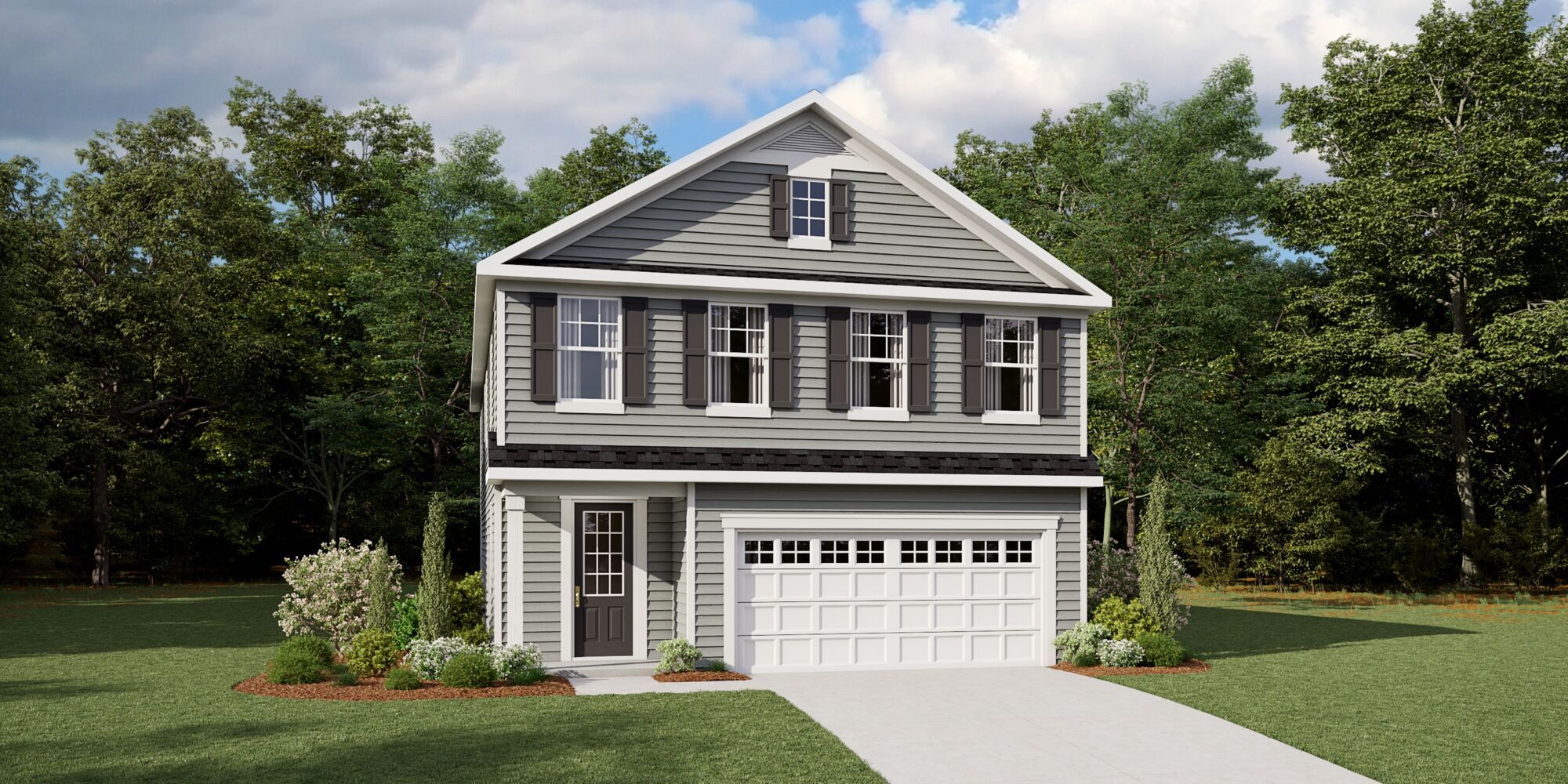 Exterior:Colonial elevation