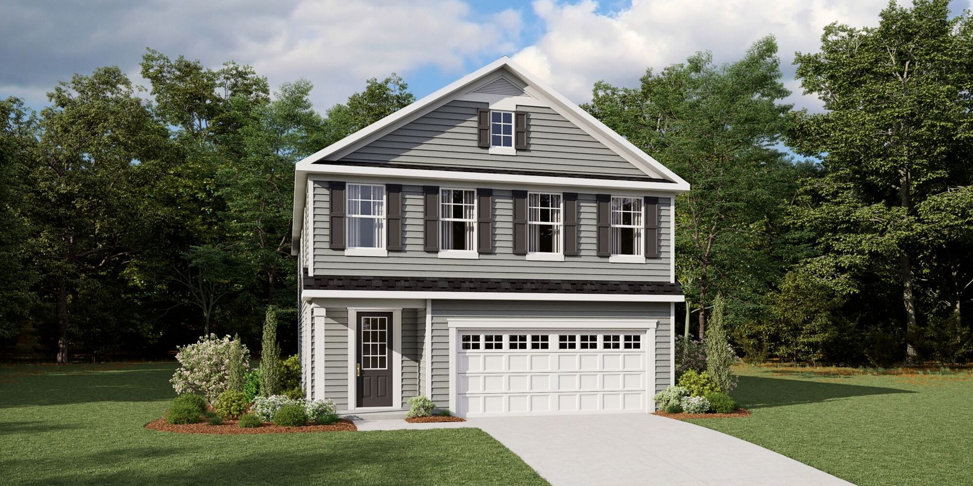 Exterior:Colonial elevation