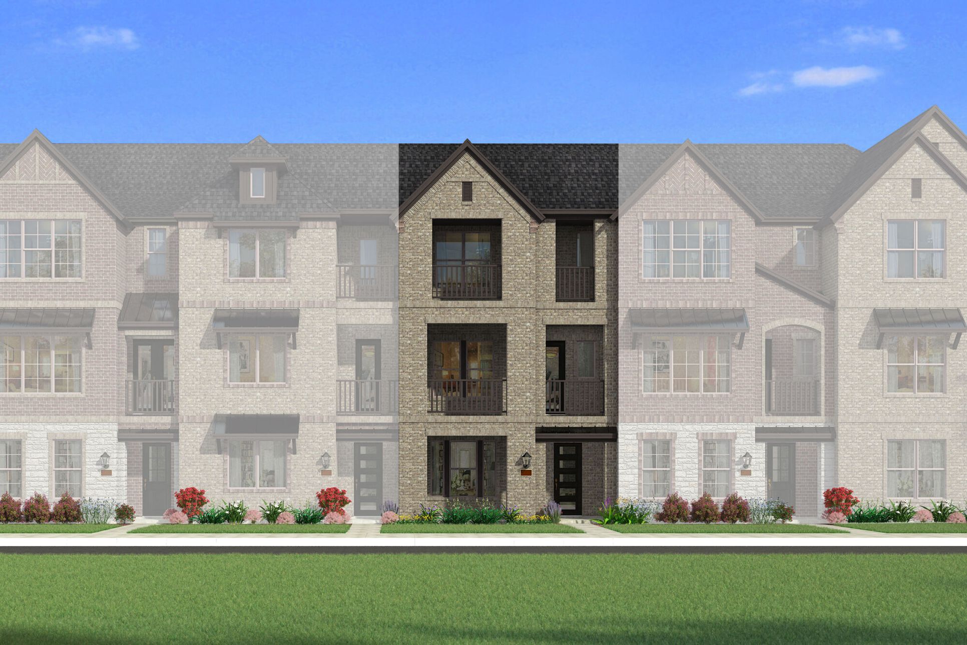 Exterior:The Kingland - A (Traditional) Elevation