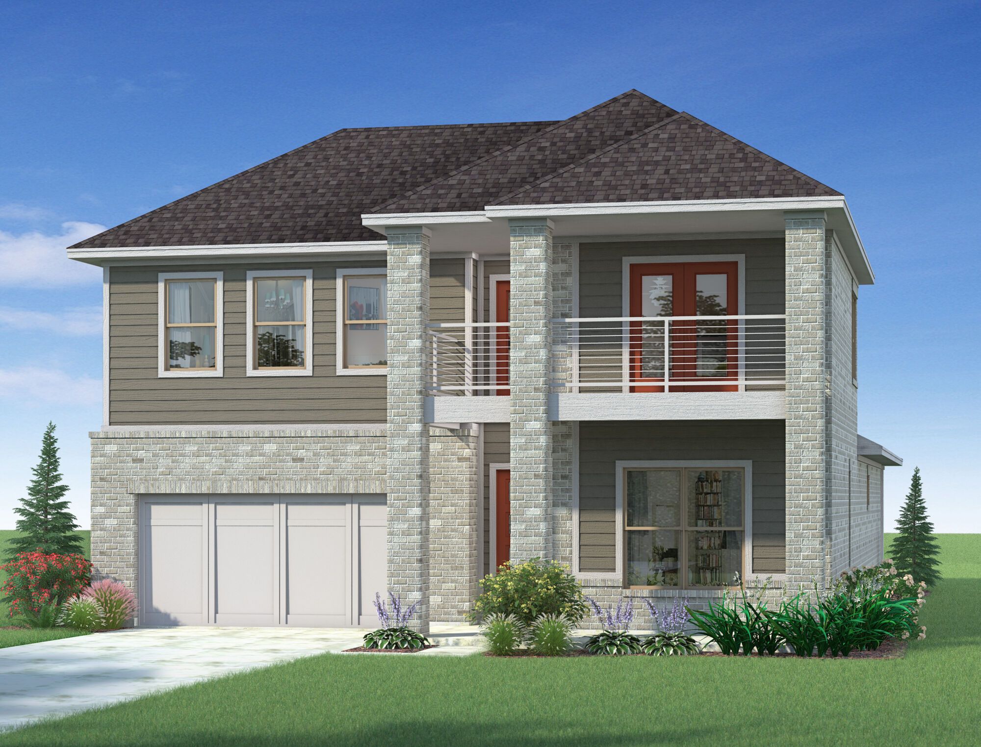 Exterior:The Martinique - Modern Prairie Elevation