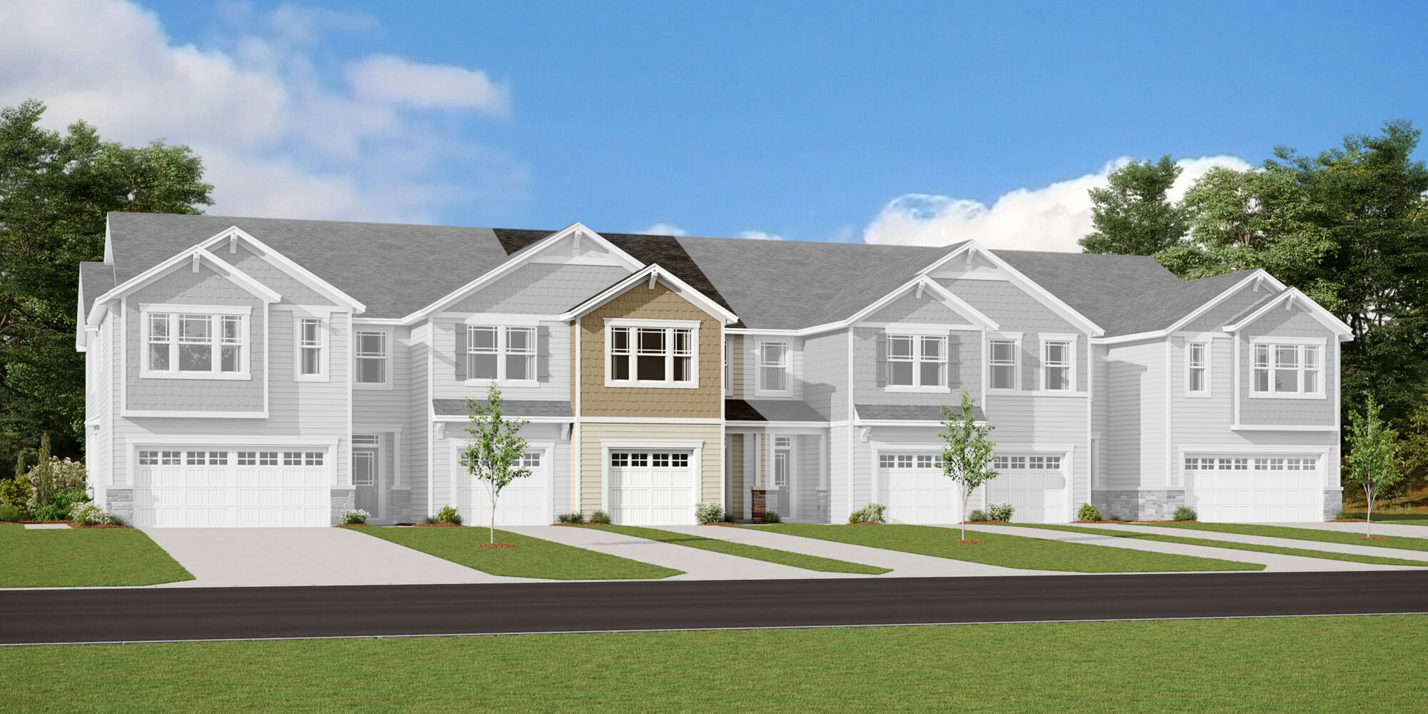 Exterior:Amira Craftsman II Elevation rendering