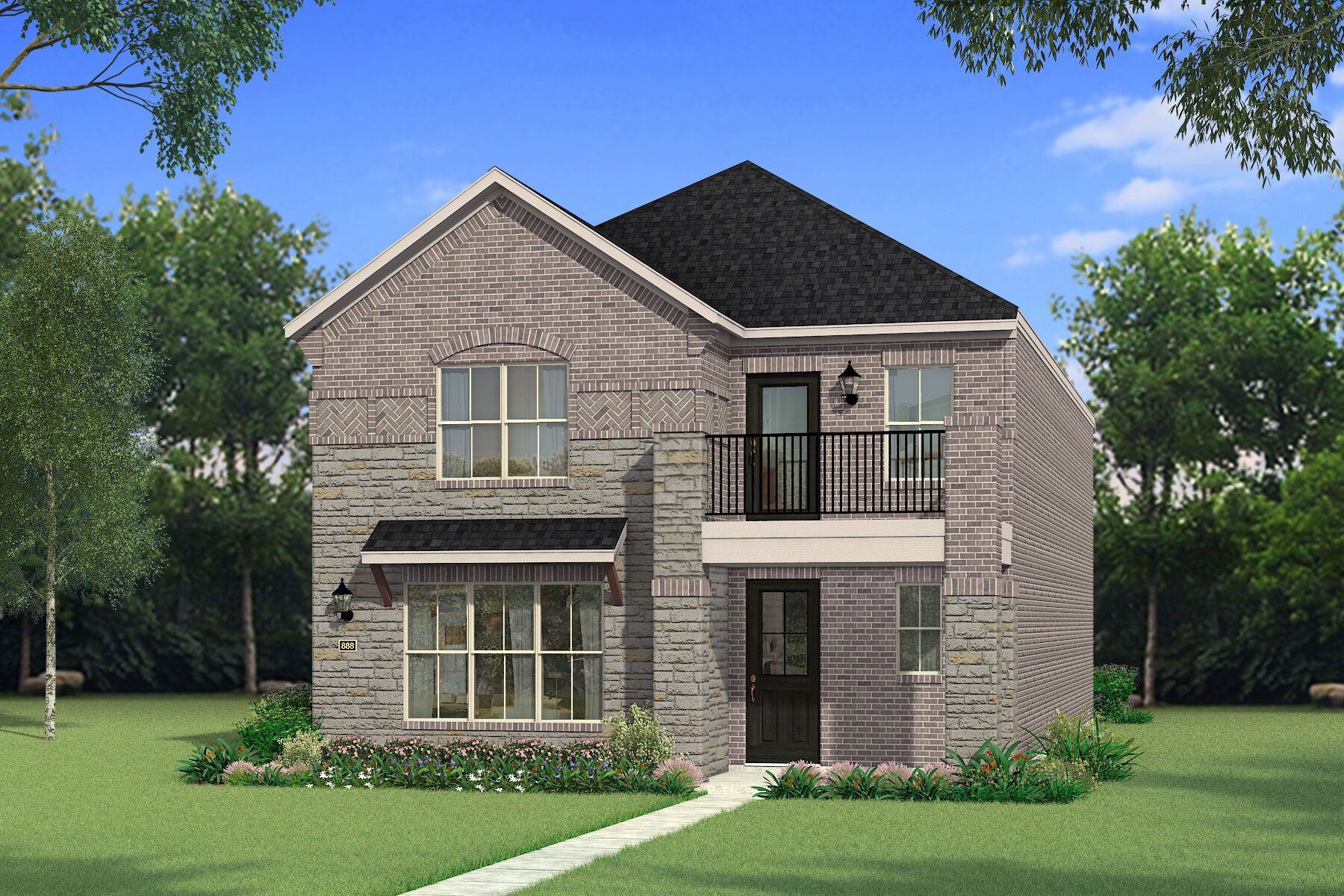 Exterior:The Pecos - Old World 2 Elevation