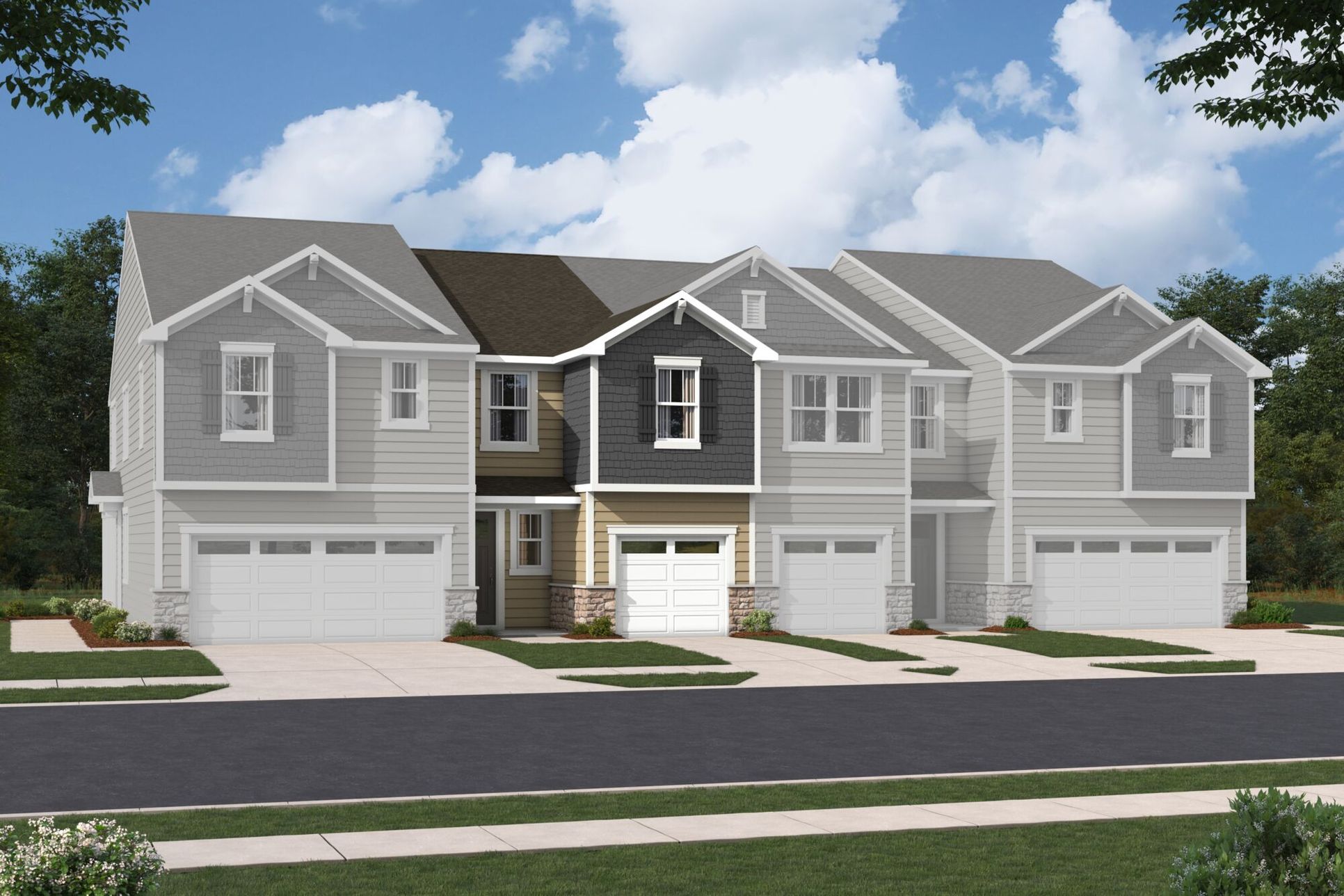 Exterior:Aurora Craftsman II Elevation rendering
