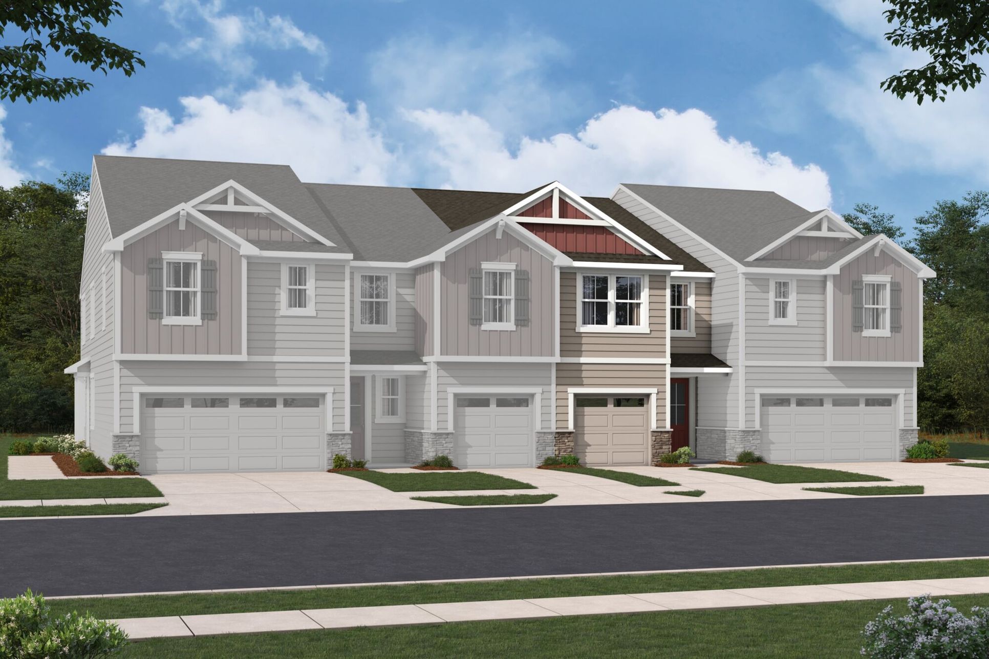 Exterior:Aurora Farmhouse Elevation rendering