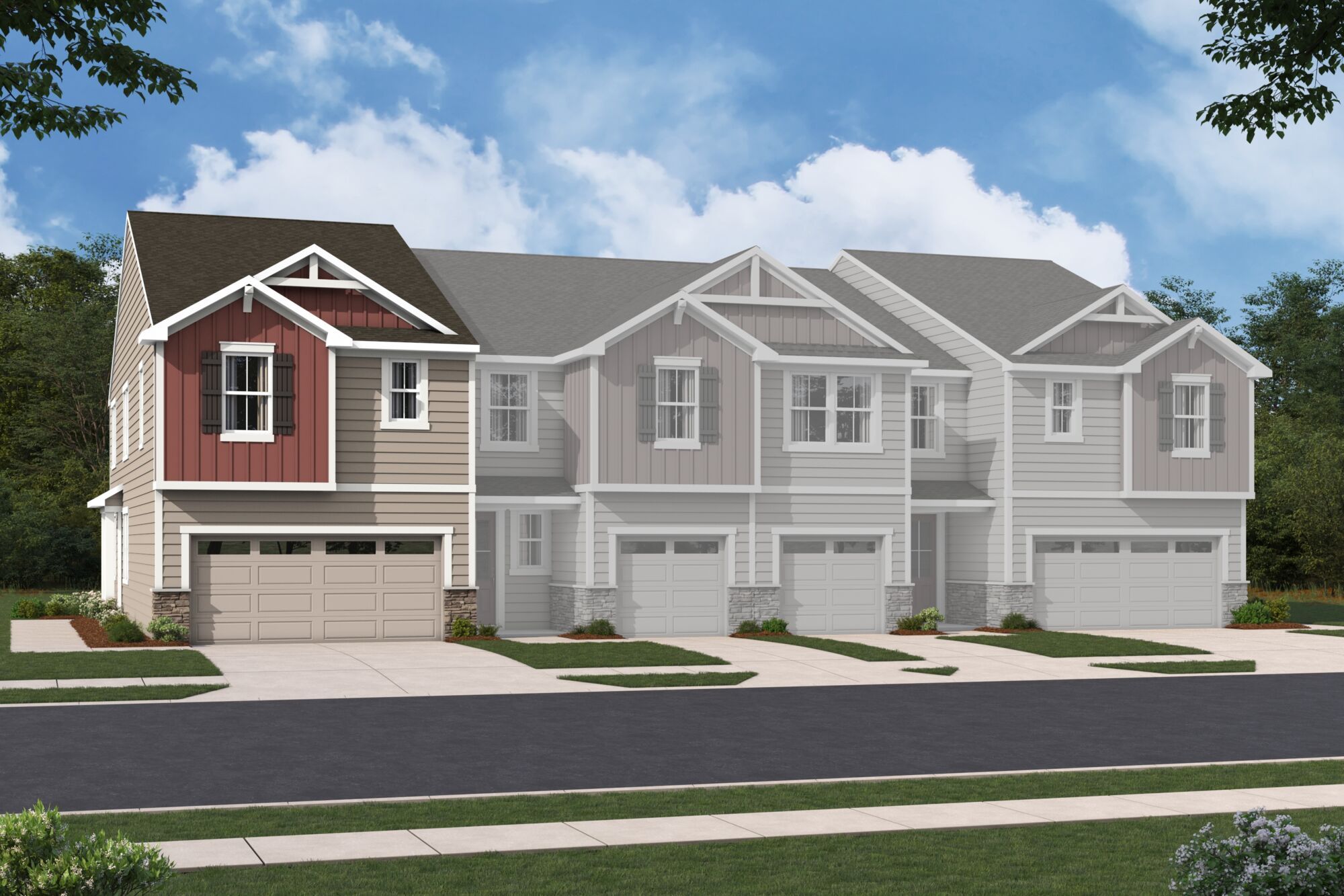 Exterior:Vienna Farmhouse Elevation rendering