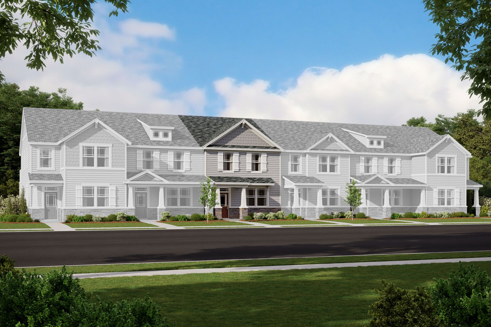 Exterior:Murphy Craftsman II Elevation rendering