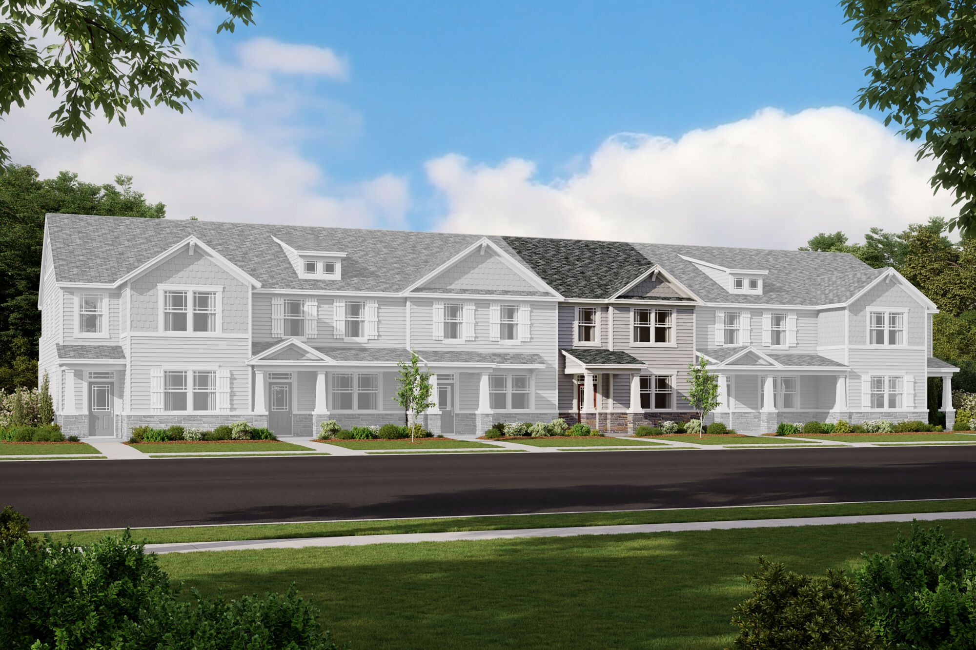 Exterior:Murphy Craftsman III Elevation rendering