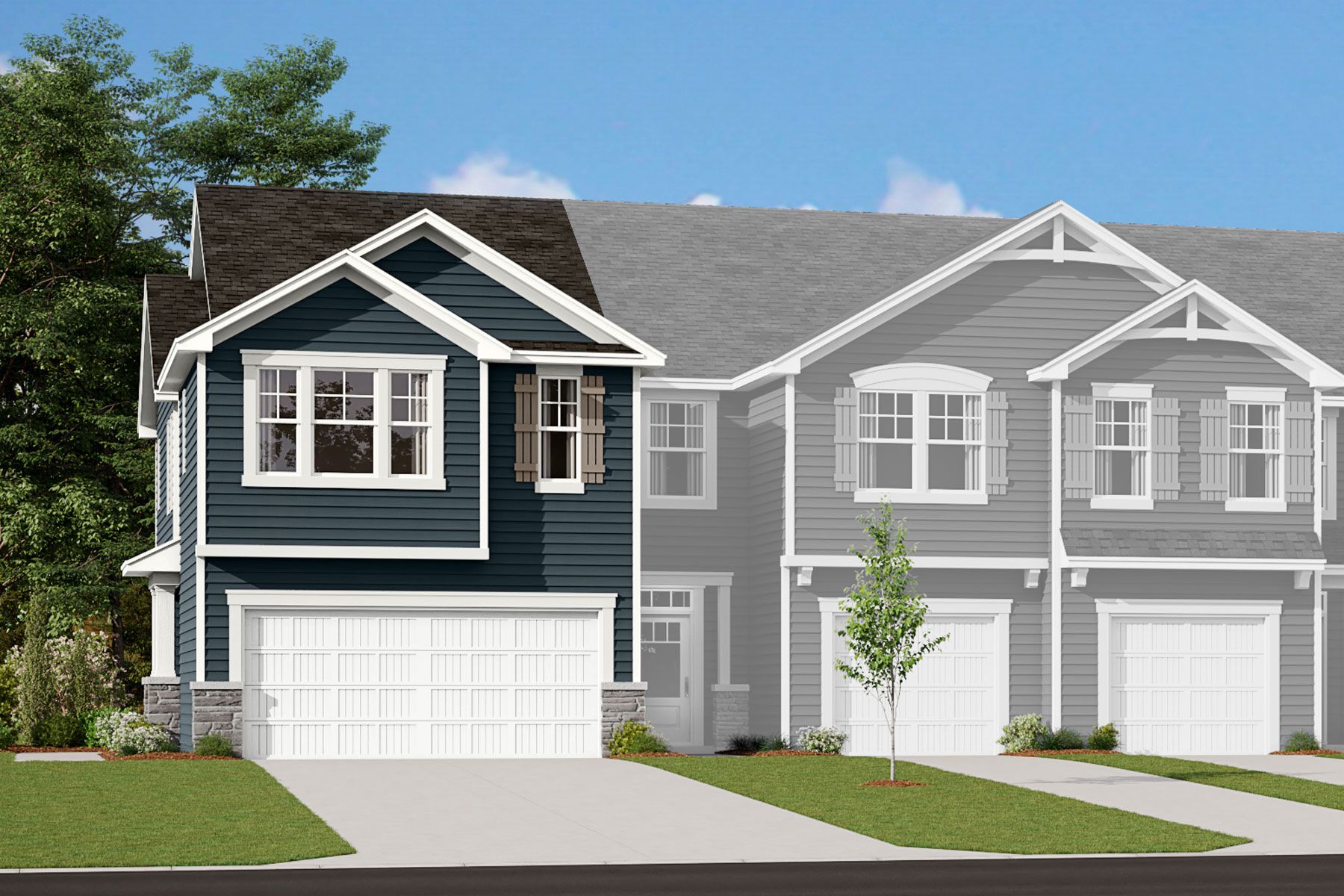 Exterior:Briana French Country Elevation rendering