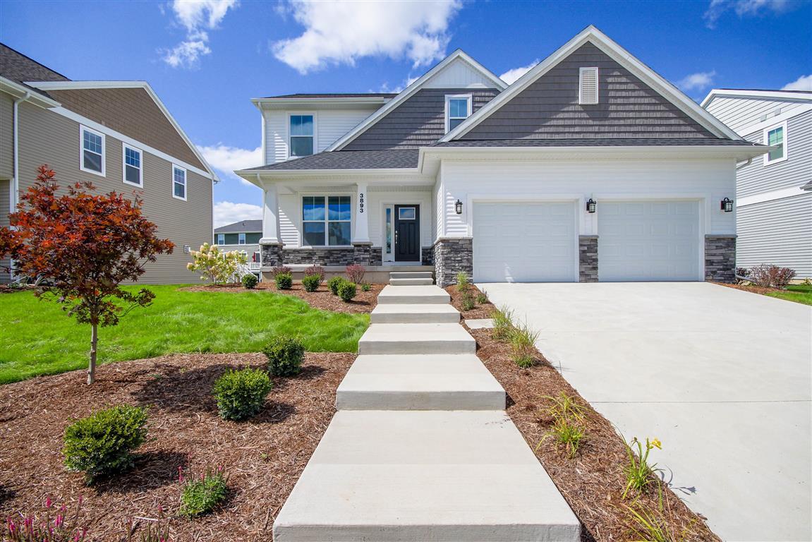 The Newton by Mayberry Homes:Welcome to the Newton. This home has a little bit of everything - from the first floor flex room (which can be a den or a bedroom) to the spacious Great Room, to the oversized dining area and well appointed kitchen, you will find it offers just what you n