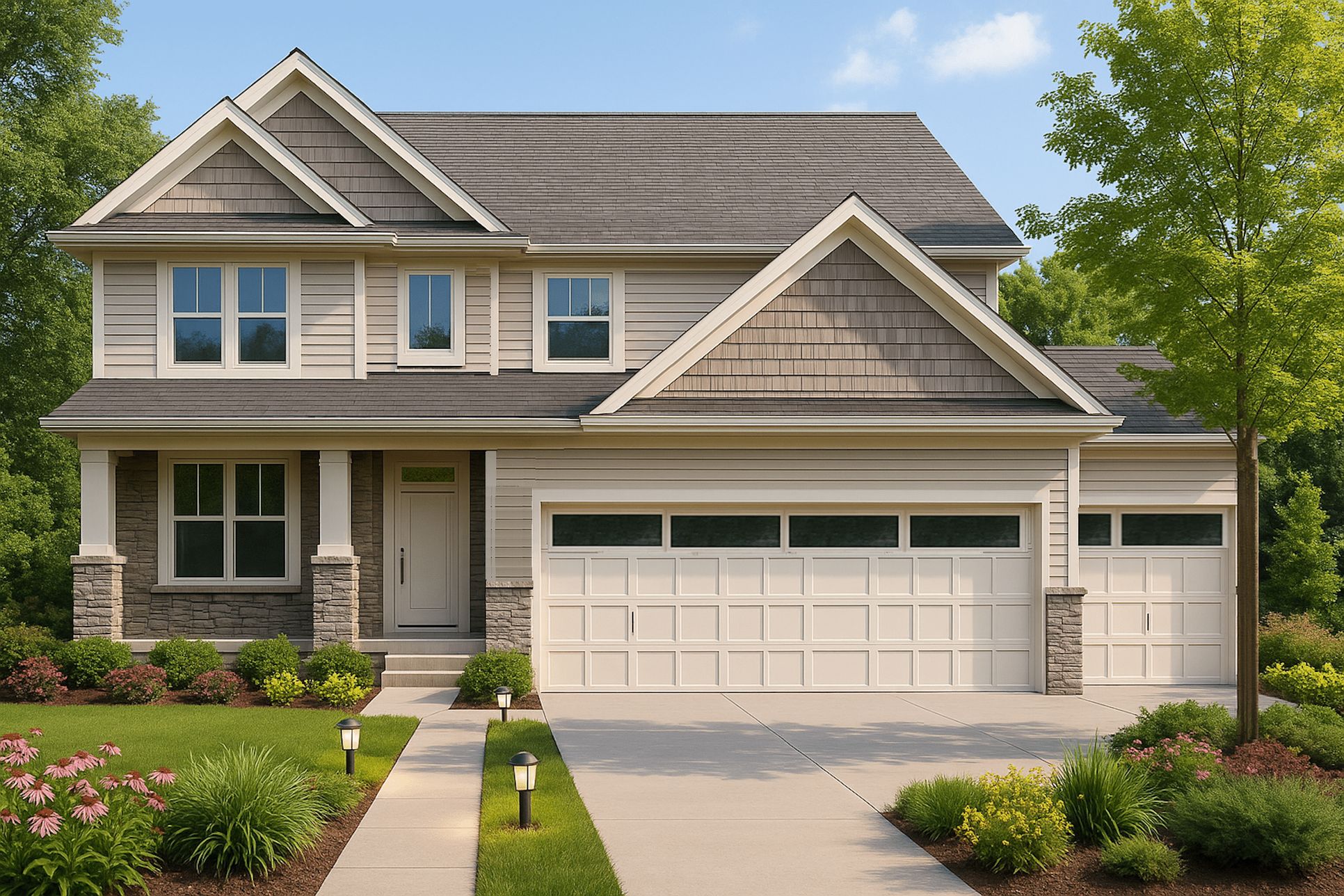 The Newton in Silverleaf (Signature):Elevation
