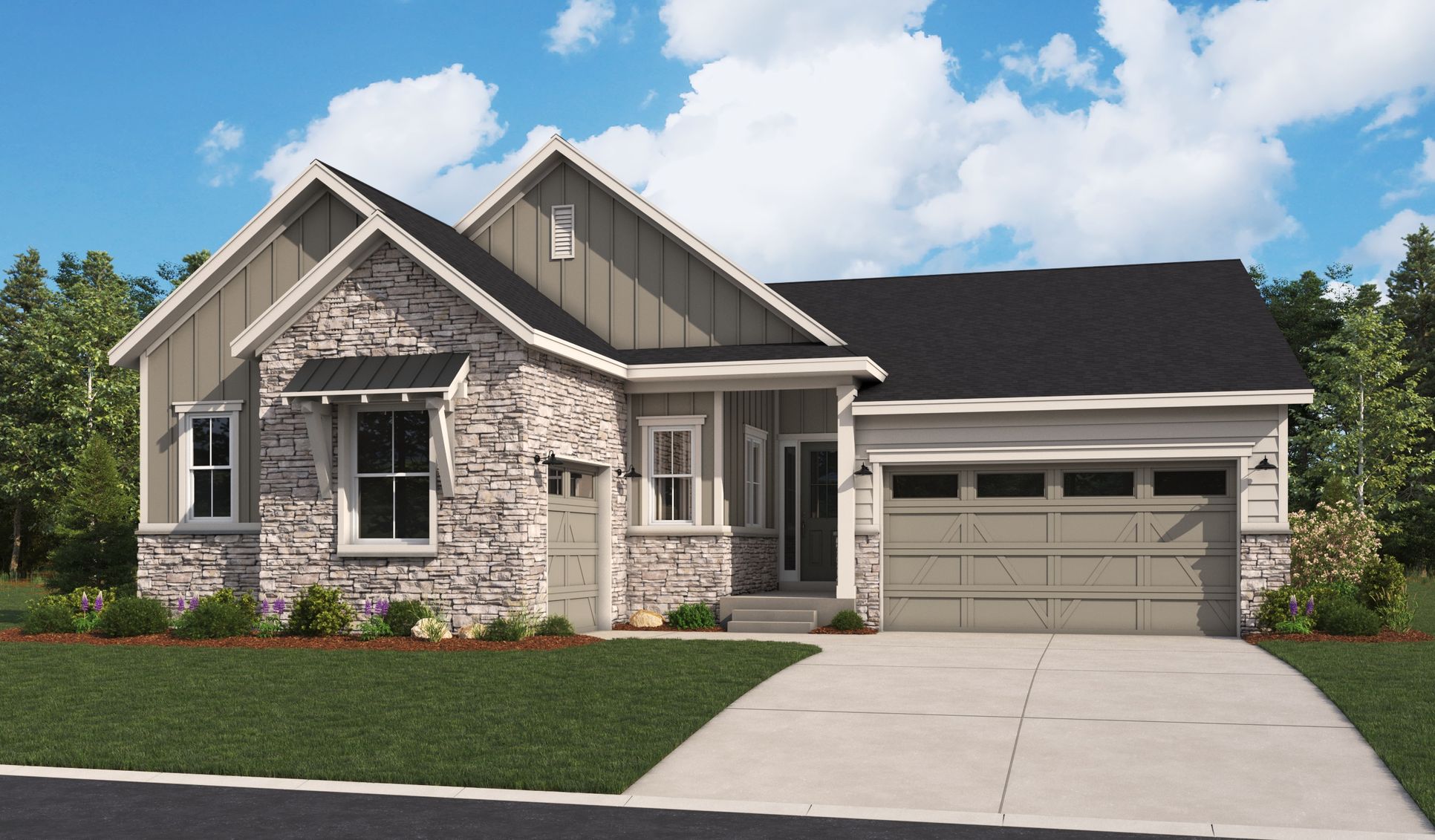 Daniel-D237-LegacyPointe Elevation A:The Daniel Elevation A