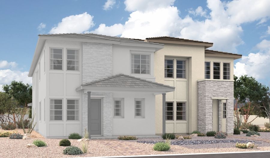 Navy-LA23-IrisGlen Elevation A:The Navy 3 Elevation A