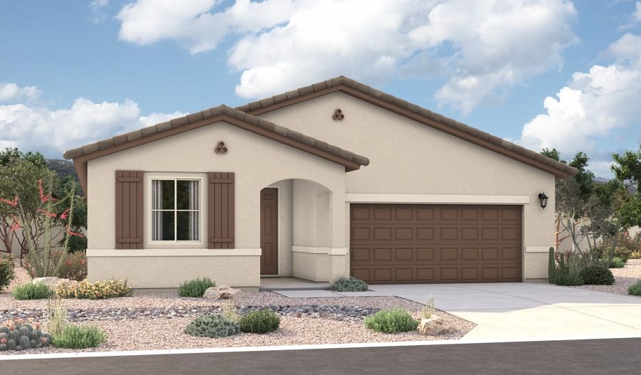 Augusta-Q740-BroadmoorWest Elevation A:The Augusta Elevation A