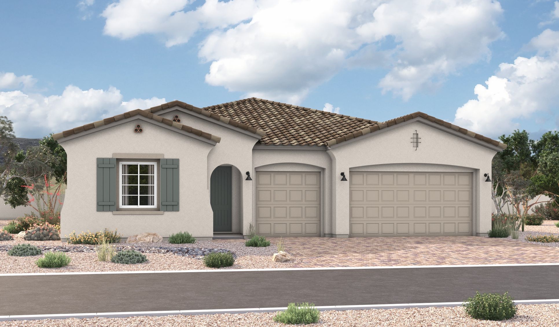 Darius-P786-RetreatBlossomRock Elevation A:The Darius Elevation A