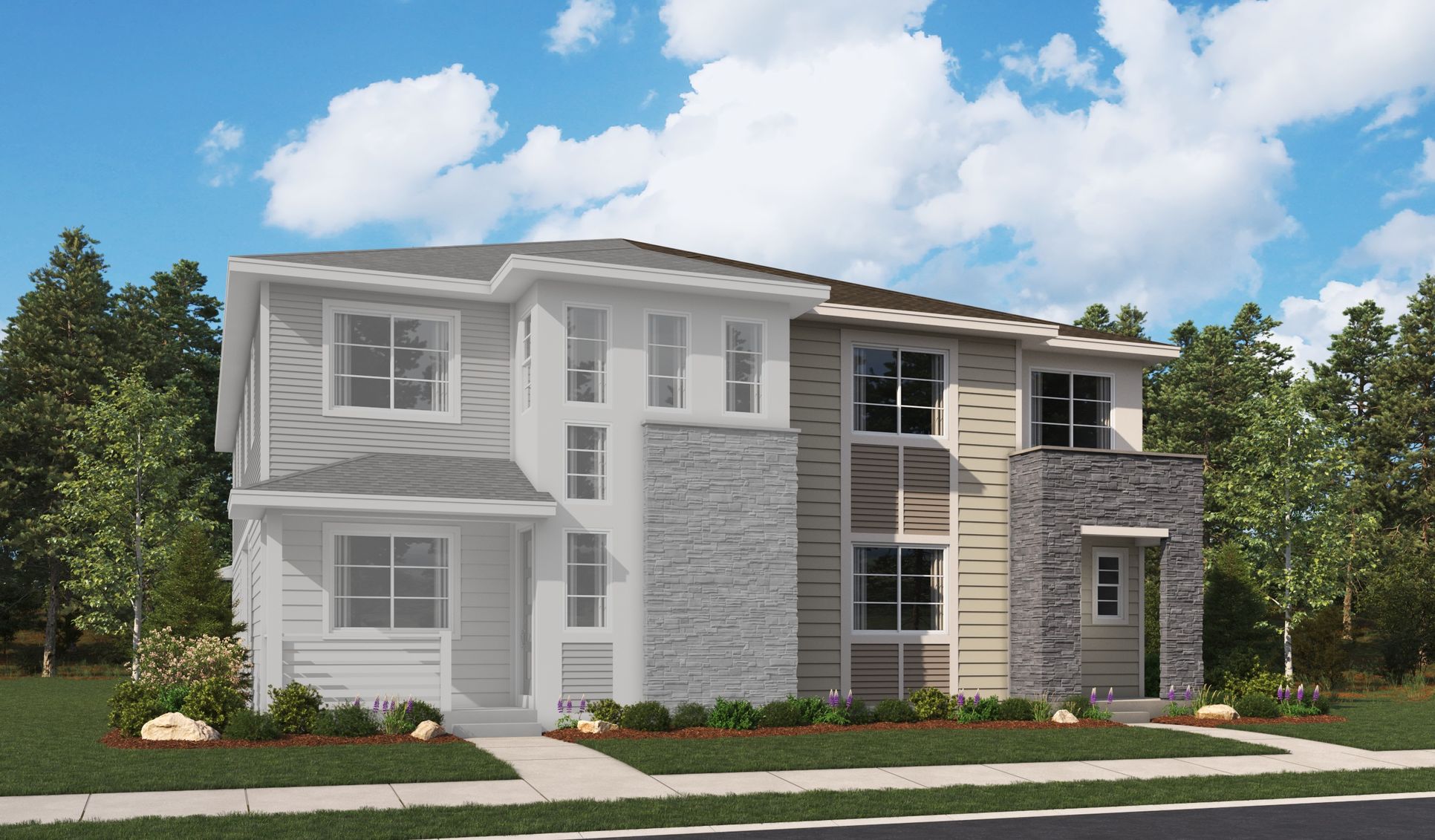 Napa-DB34-LookingGlass Elevation A:The Napa Elevation A