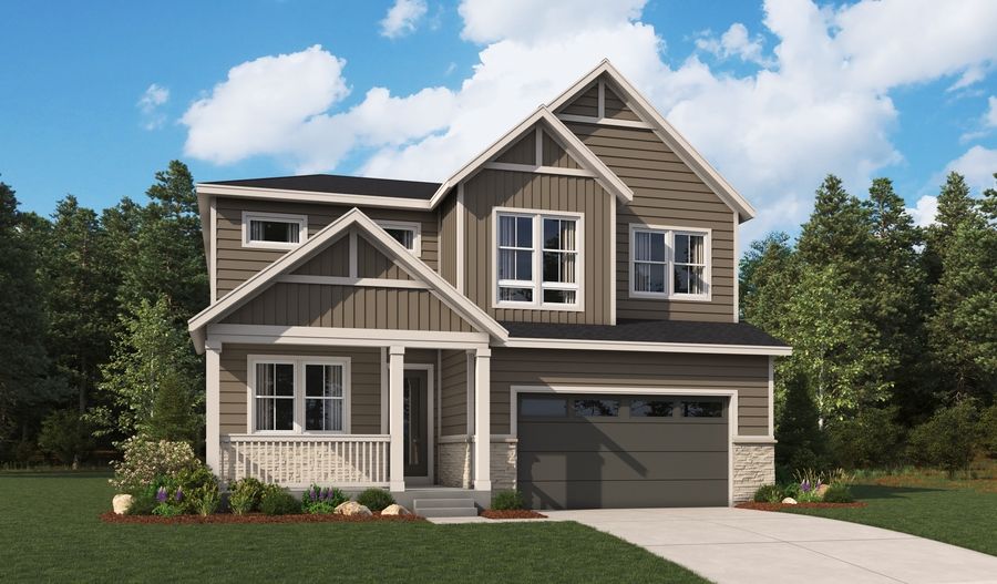 Teton-DA55-Tanterra Elevation A:The Teton Elevation A