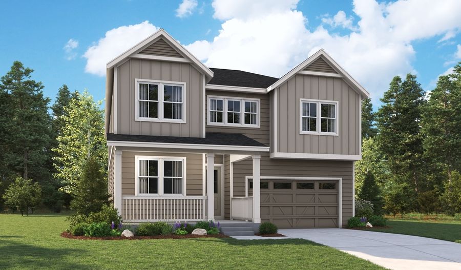 Sage-D658-BarefootVillage Elevation A:The Sage Elevation A