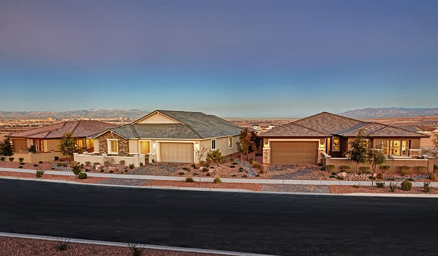 NV-LV-CrescendoatCadence-Streetscape dawn:Cadence