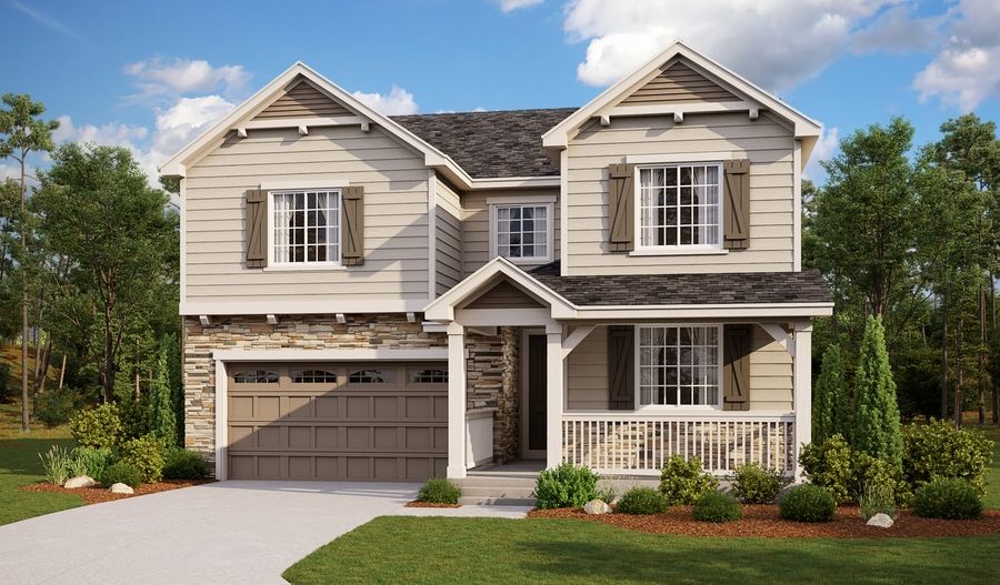 Coronado-D723-AuroraHighlands Elevation D - Day:The Coronado - Elevation D