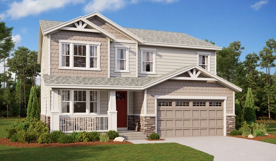Hemingway-D250-AuroraHighlands Elevation B - Day:The Hemingway - Elevation B