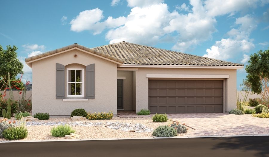 Sarah-L21S--PewterValleyEstates Elevation A:The Sarah Elevation A