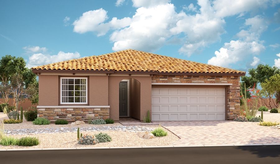 Sarah-L21S-SomerstonRanch Elevation A:The Sarah Elevation A