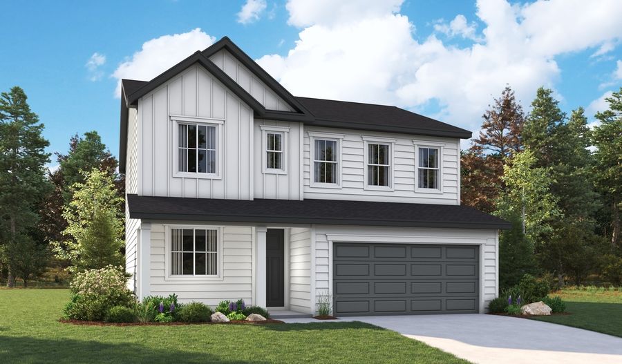 Lapis-B915-Idaho Master Elevation A:The Lapis Elevation A