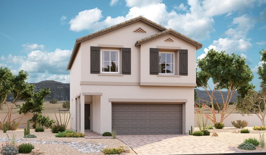 Lantana-L160-DovePointPlace Elevation A:The Lantana Elevation A
