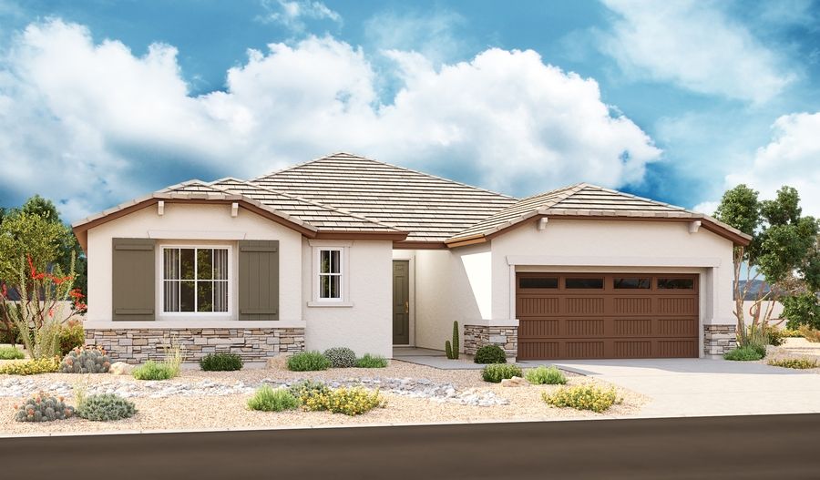 Dominic-P25B-EstatesAtAsante Elevation B:The Dominic Elevation B