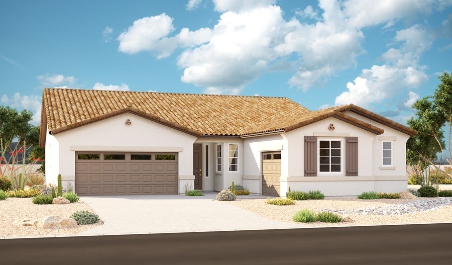 Pinecrest-P853-EstatesAtAsante Elevation A:The Pinecrest Elevation A