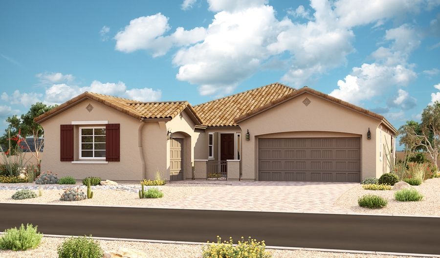 Pomona-P850-LightSkyRanch Elevation A:The Pomona Elevation A
