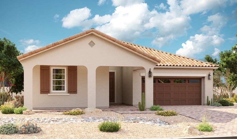 Celeste-P243-MaderaWestEstates Elevation A:The Celeste Elevation A