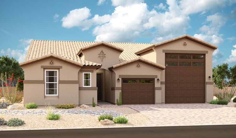 Deacon-P772-EstatesAtArroyoSeco Elevation A:The Deacon Elevation A