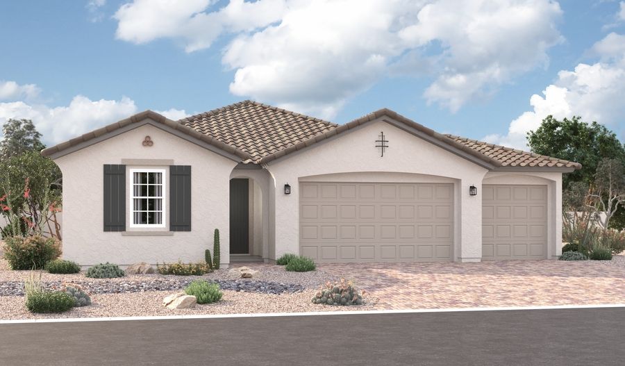 Alden-P844-BridleParkatAlamar Elevation A:The Alden Elevation A