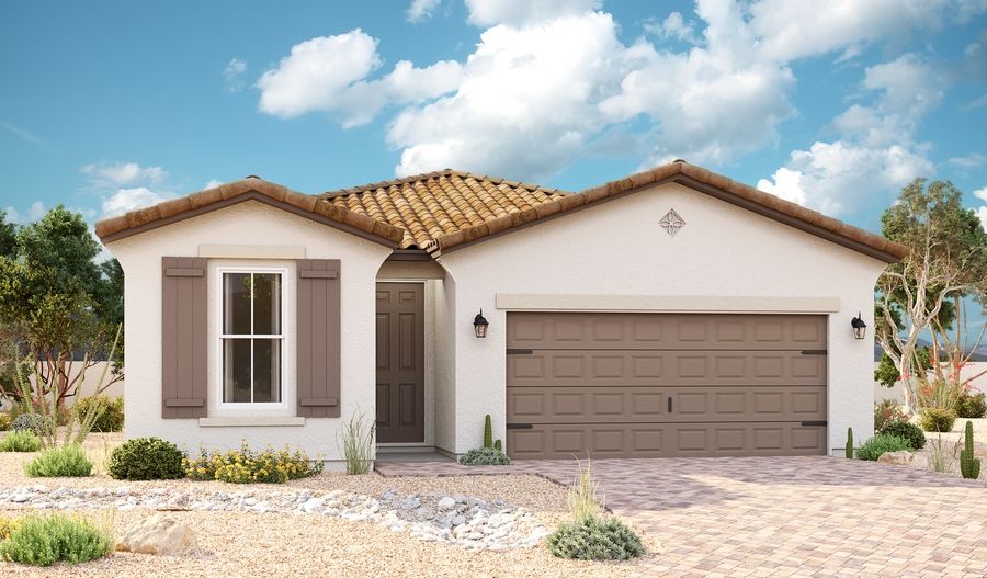 Sunstone-P919-SeasonsAtRanchoElDoradoIV Elevation A:The Sunstone Elevation A