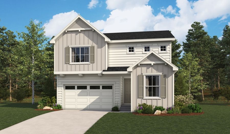 Moonstone-D914-VistaWest Elevation A:The Moonstone elevation A