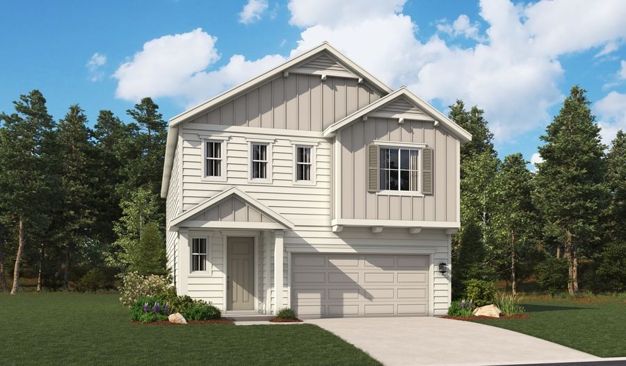 Laurel-B846-Bellemeade Elevation A:The Laurel Elevation A