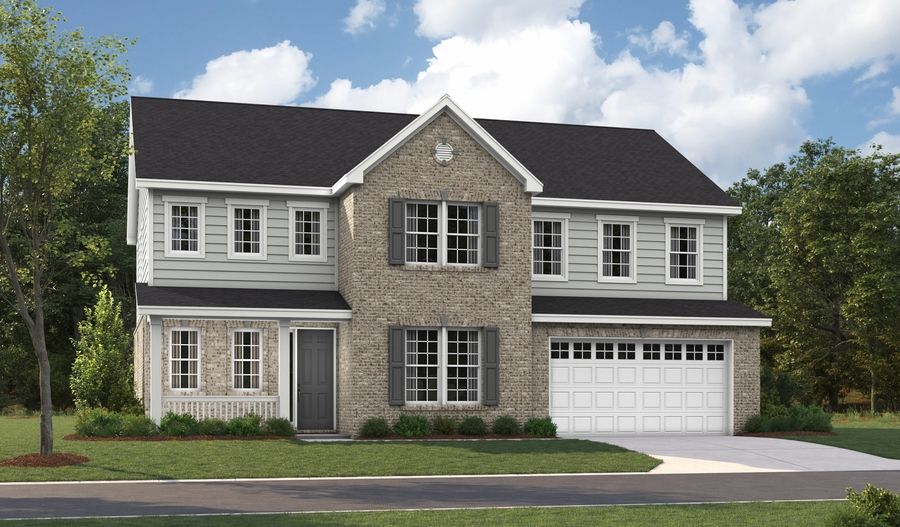 Presley-E899-AugustPark Elevation A:The Presley Elevation A