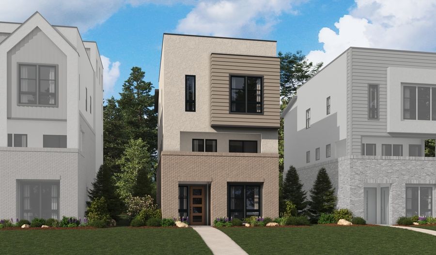 Flatiron-D582-CityscapeatDoveValley Elevation C:The Flatiron Elevation C