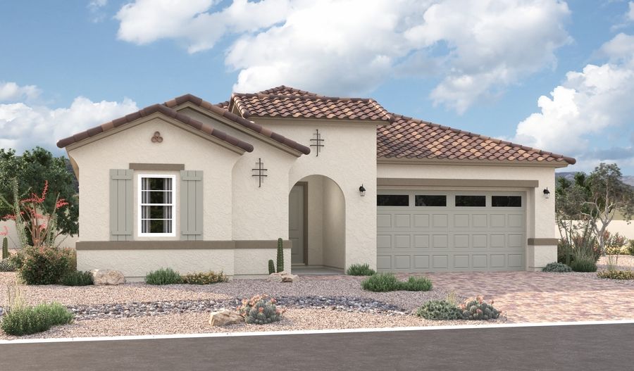 Celeste-P243-PreserveatMasonRanch Elevation A:The Celeste Elevation A