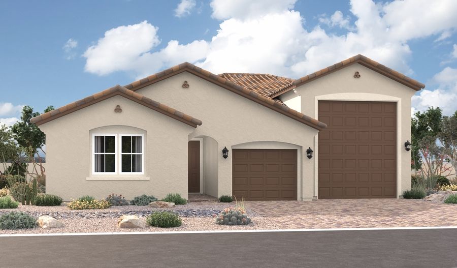 Copper-L951-AmalfiatMountainFalls Elevation A:The Copper Elevation A