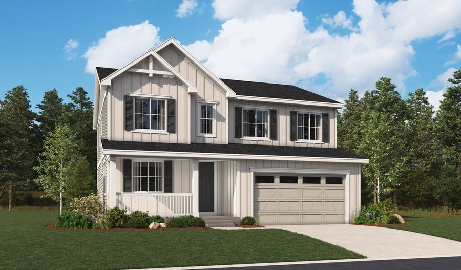 Hemingway-D250-BrightonCrossings Elevation A:The Hemingway Elevation A