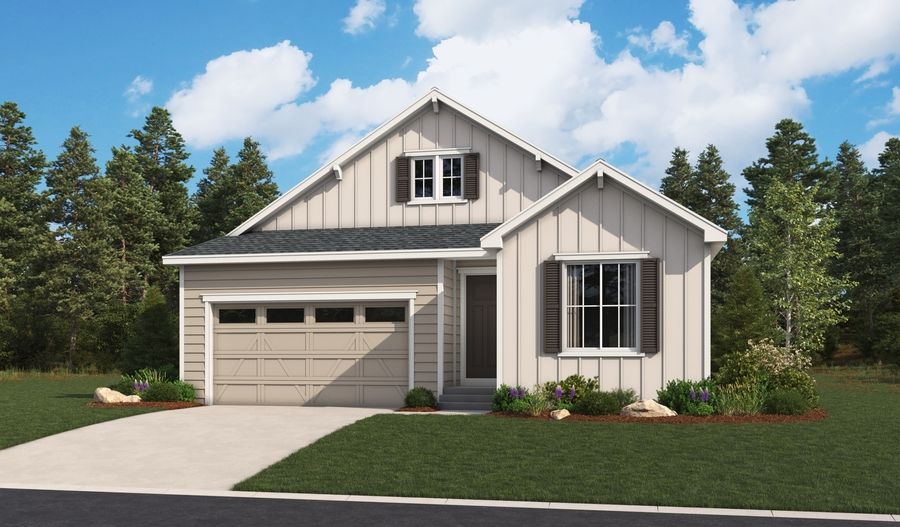 Arlington-D721-BrightonCrossings Elevation A:The Arlington Elevation A
